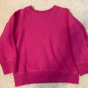 Primary cozy sweatshirt in raspberry. Size 4. Great condition.